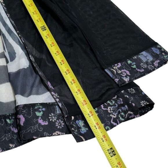 Alberto Makali Sheer Artsy Cardigan Gothic Fairy Whimsical Grunge Size M - Picture 10 of 10